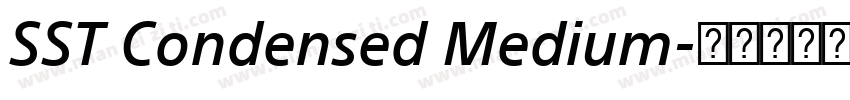 SST Condensed Medium字体转换